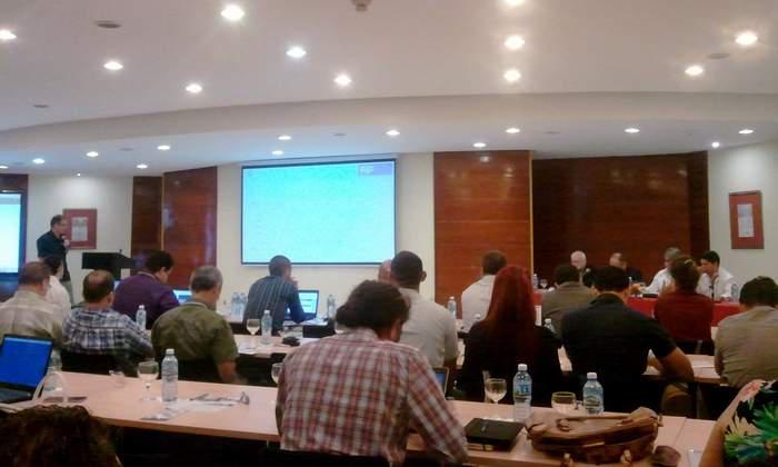 Sesión de trabajo del foro de televisión digital realizado en La Habana.