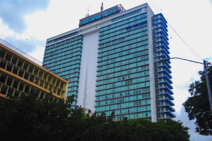 Vista del Hotel Habana Libre en La Habana.
