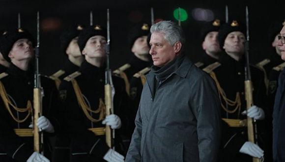 Díaz-Canel inicia visita oficial a Rusia