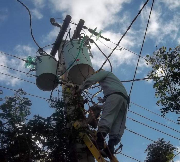 Trabajador eléctrico.