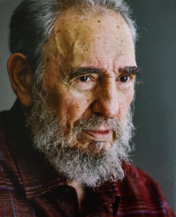 Fidel Castro, fotografía en el libro Fidel Castro, un relato íntimo