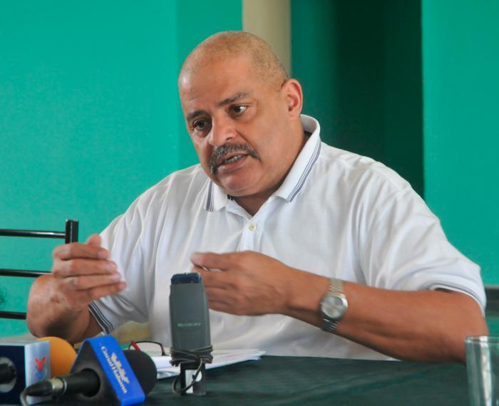 Luis Manuel Castanedo Smith, secretario general del la CTC en La Habana