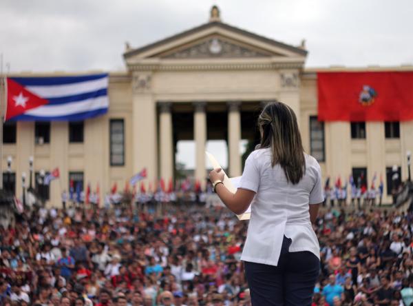 Marcha homenaje 8 estudiantes de medicina, acto homenaje 8 estudiantes de medicina