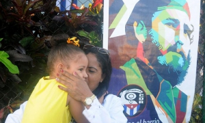 Recibimiento a médicos cubanos