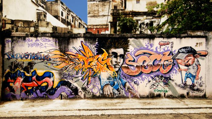grafiti en la habana