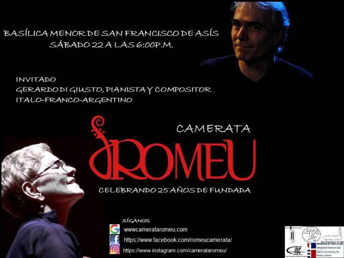 Invitación Concierto de fin de año Camerata Romeu