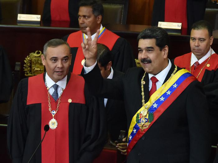 Toma de posesión de Nicolás Maduro.