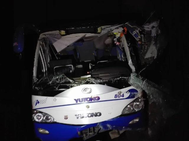 Omnibus accidentado.