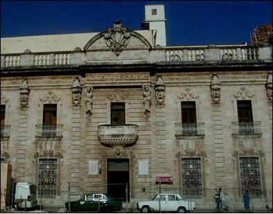 Edificio de la Academia de Ciencias de Cuba.