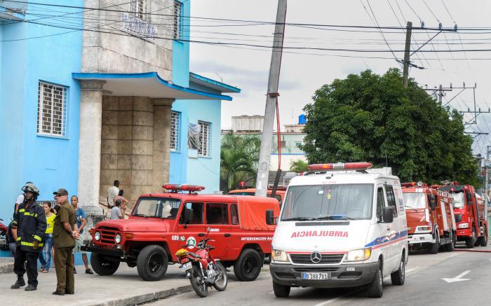 Incendio de medianas proporciones en la unidad empresarial de base Almohadillas Mariposa, perteneciente a la Empresa de Materiales Higiénico Sanitarios