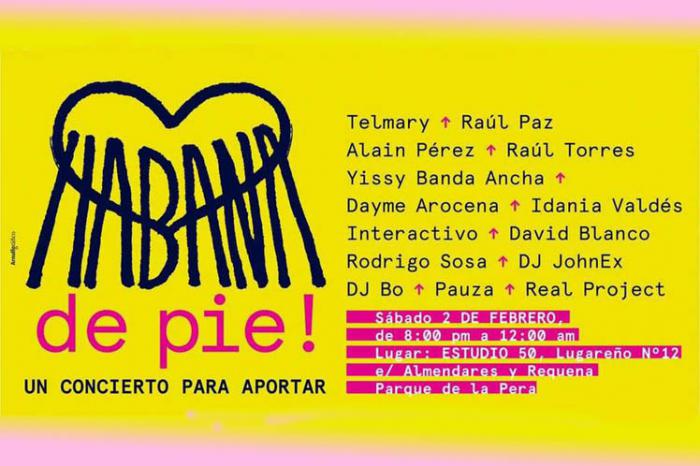 Habana de pie, concierto de artistas cubanos para recaudar fondos para damnificados por tornado