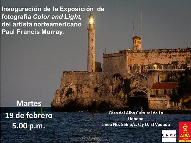 Cartel de la exposición Color and Light de Paul Fancis Murray