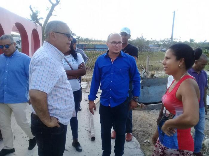 Torres Iríbar visita zonas afectadas por tornado en La Habana del Este