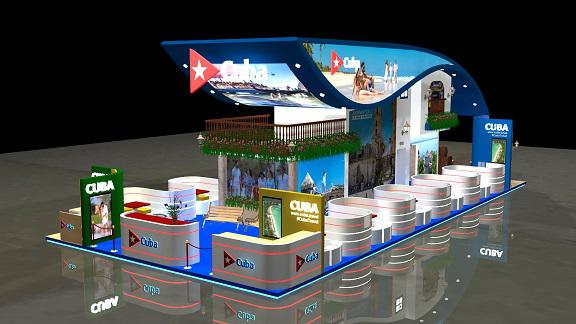 stand de cuba en feria de turismo de Milán