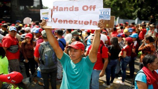 La autoproclamación de Juan Guaidó con respaldp de EE.UU. y el bloqueo financiero contra Venezuela son parte del golpe de Estado continuado