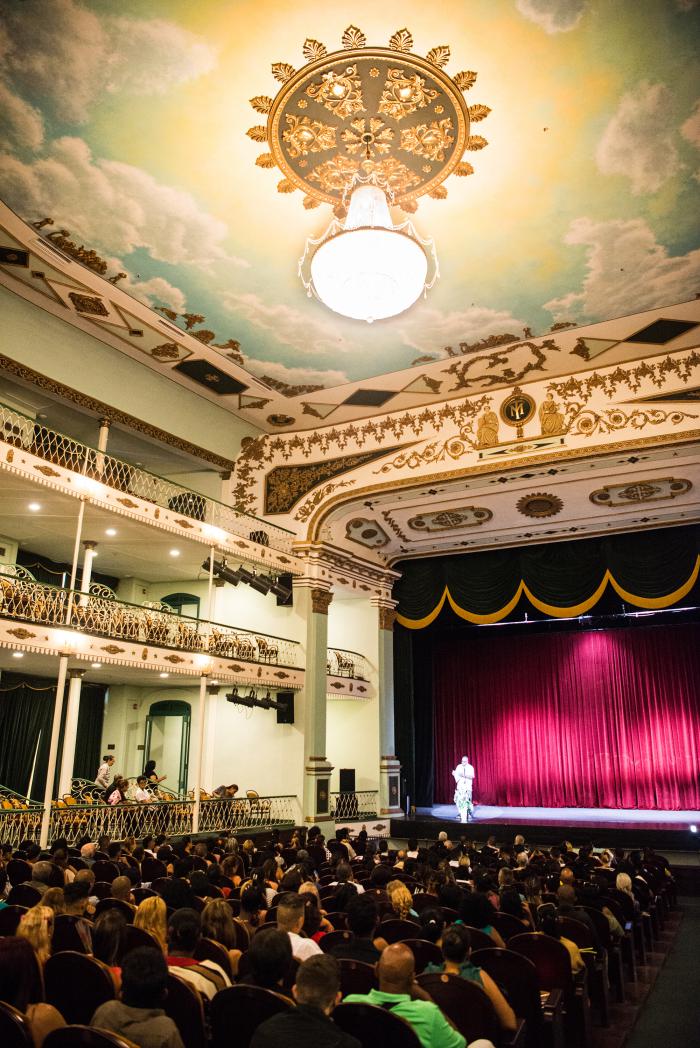 interior del Teatro marti
