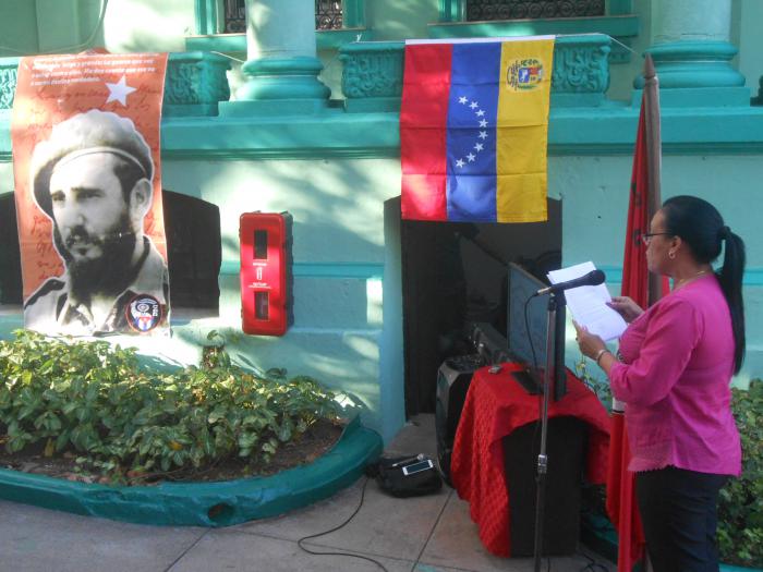 Trabajadores y dirigentes de los Comités de Defensa de la Revolución respaldan a Venezuela