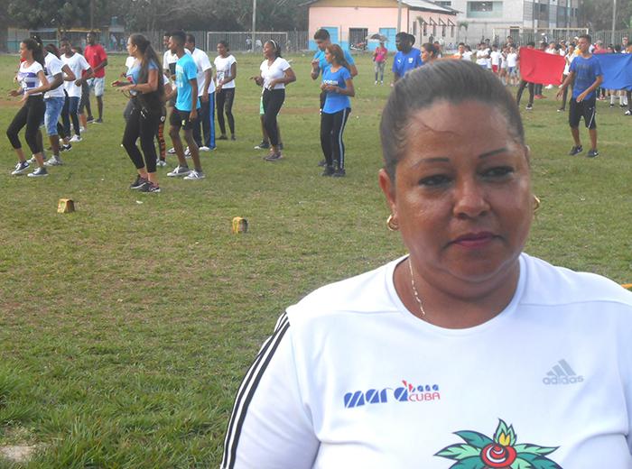 Yanelys Pérez Más, jefa del Departamento de Actividades Físicas y Promoción de Salud de La Habana
