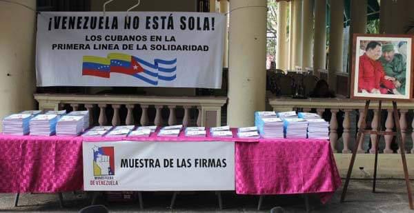 firmas por venezuela
