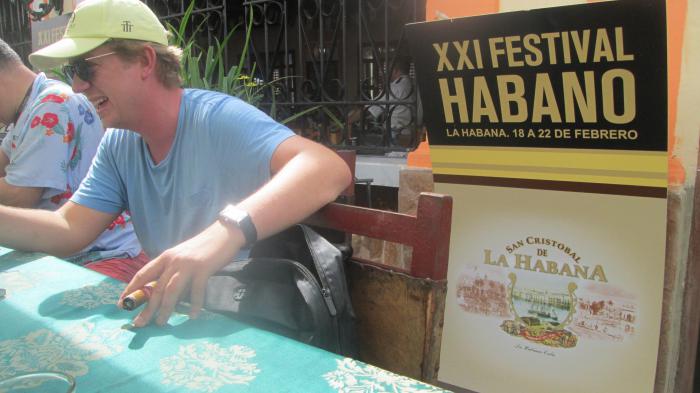 Thomas Ziemer, en Festival del Habano