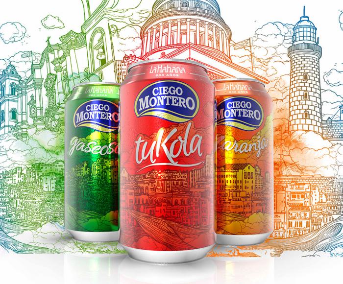 refrescos cola, limon, naranja