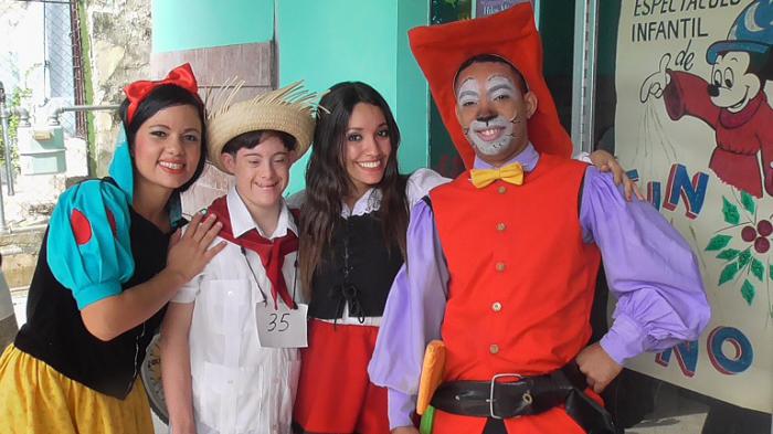Niño con Síndrome de Down
