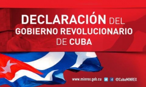 Declaración del Gobierno Revolucionario de Cuba