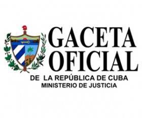 Gaceta Oficial de la República de Cuba
