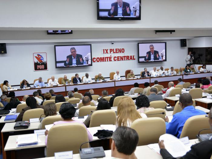 Sesionó IX Pleno del Comité Central del Partido Comunista