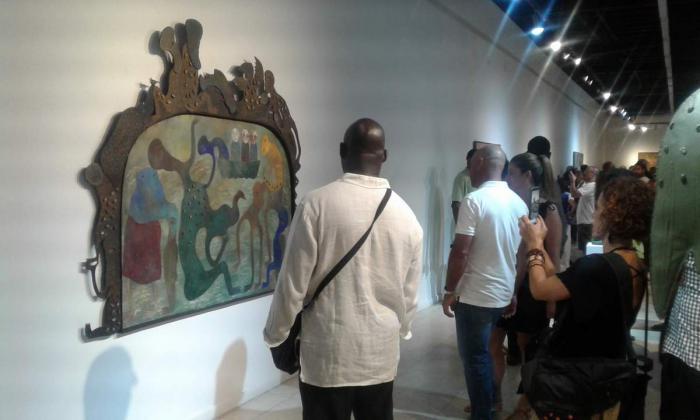 Exposición del maestro Manuel Mendive en Galería Acacia-XIII Bienal de La Habana