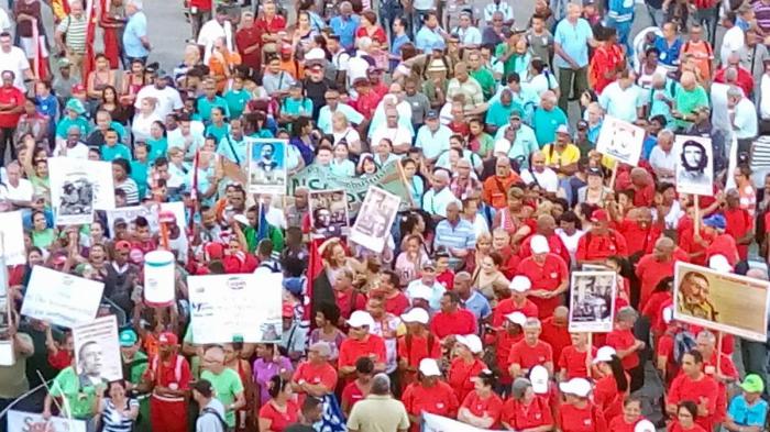 Acto provincial por el Primero de Mayo-Colina Lenín-Regla-La Habana