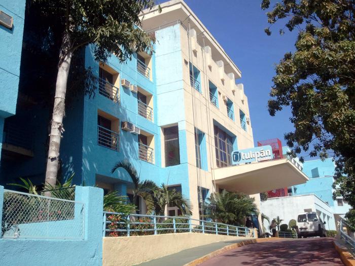 Vista del hotel Tulipán.