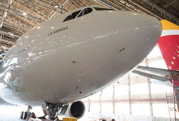 Airbus A330/200 “La Habana” aterriza en suelo cubano