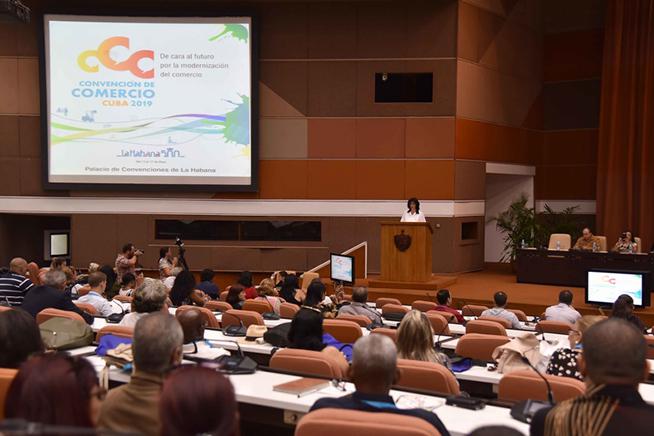 Inauguración de la II Convención de Comercio Cuba 2019, con sede en el Palacio de Convenciones, en La Habana, el 13 de mayo de 2019.                                       ACN FOTO/ Omara GARCÍA MEDEROS/ rrcc