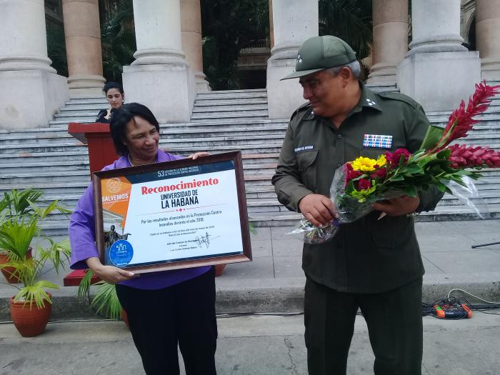 Acto inaugural Semana Nacional de Protección contra Incendios, tuvo por sede la Universidad de la Habana