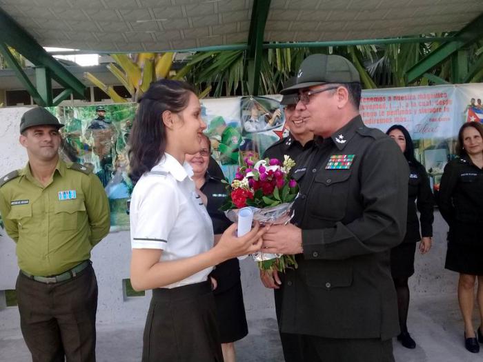 Graduación en Vocacional del Minint Hermanos Tamayo
