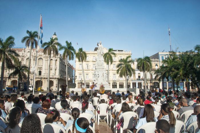 Acto por el 124 aniversario de la caída en combate de José Martí