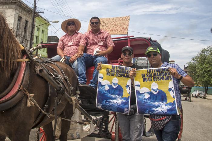 Trabajadores de la cooperativa El Carruaje