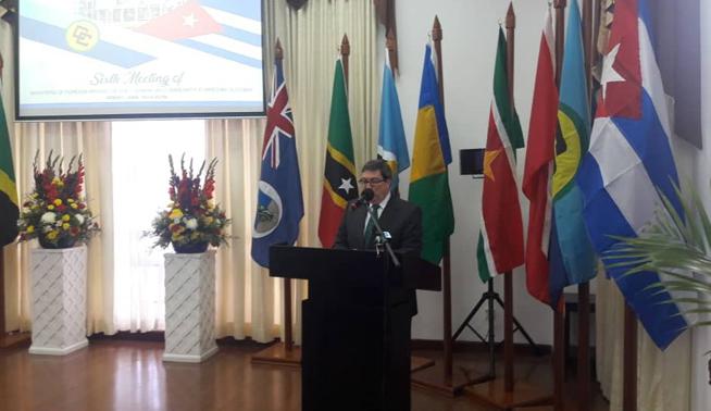 Destaca canciller cubano postura de CARICOM frente a agresiones de Estados Unidos