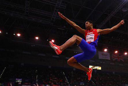 Juan Miguel Echevarría salto largo
