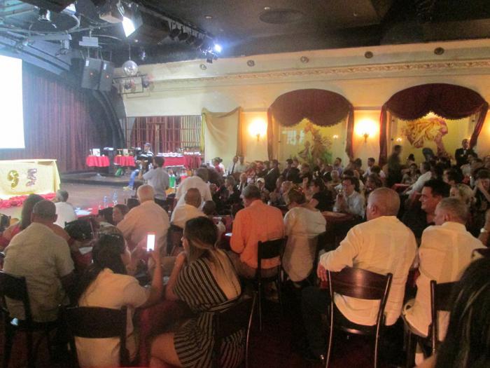La sede del homenaje fue el cabaret Parisien, del Hotel Nacional de Cuba