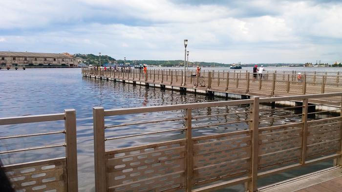 Paseo Marítimo Flotante vista general