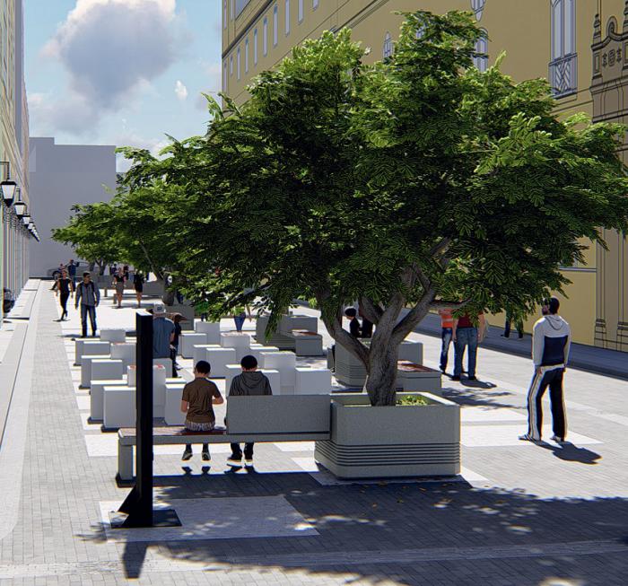 Maqueta del proyecto Plaza de Belén