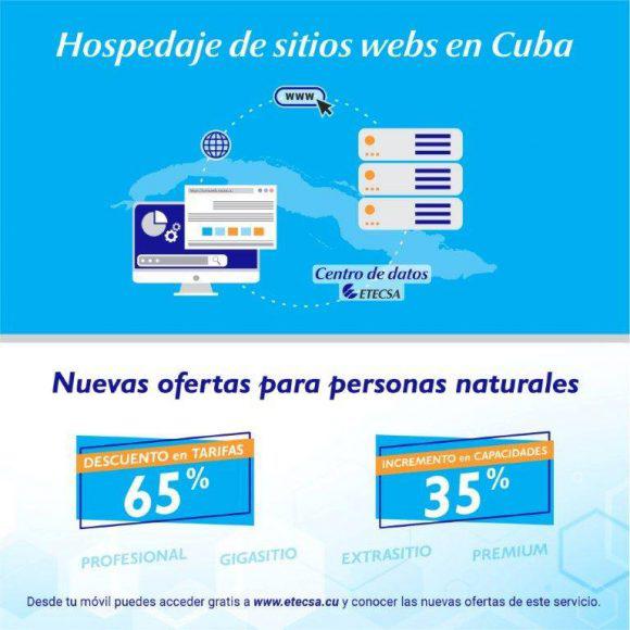Nuevas ofertas para el servicio Hospedaje de sitios web a personas naturales