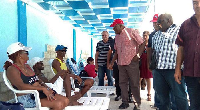 Valdés Mesa visita Balneario Universitario