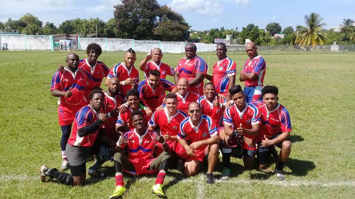 Equipo de futbol rugby 7 de La Habana