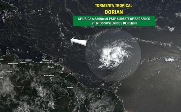 tormenta tropical Dorian