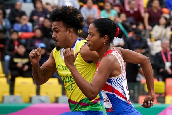 Omara Durand, de Cuba, compite en la final de 400 metros femeninos T12 en la pista atlética de la Villa Deportiva Nacional (VIDENA) durante los VI Juegos Parapanamericanos Lima 2019, el 28 de agosto de 2019 en Lima, Perú. FOTO: Calixto N. Llanes/Periódico JIT (Cuba)