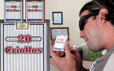 Falta de cigarros criollos