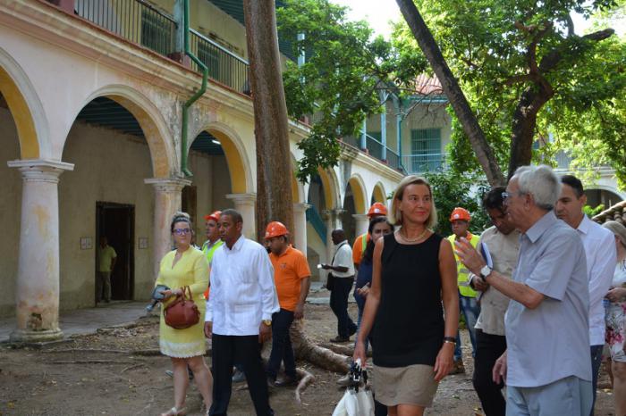 Federica y Eusebio en La habana